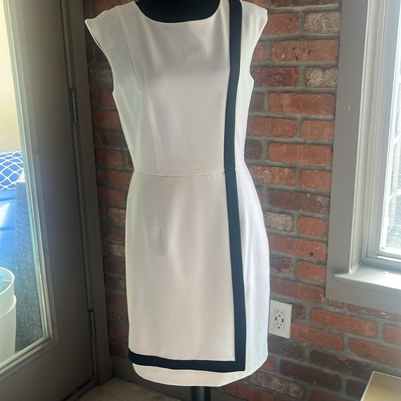 White Calvin Klein Minimalist Dress 4 - Picture 7 of 10